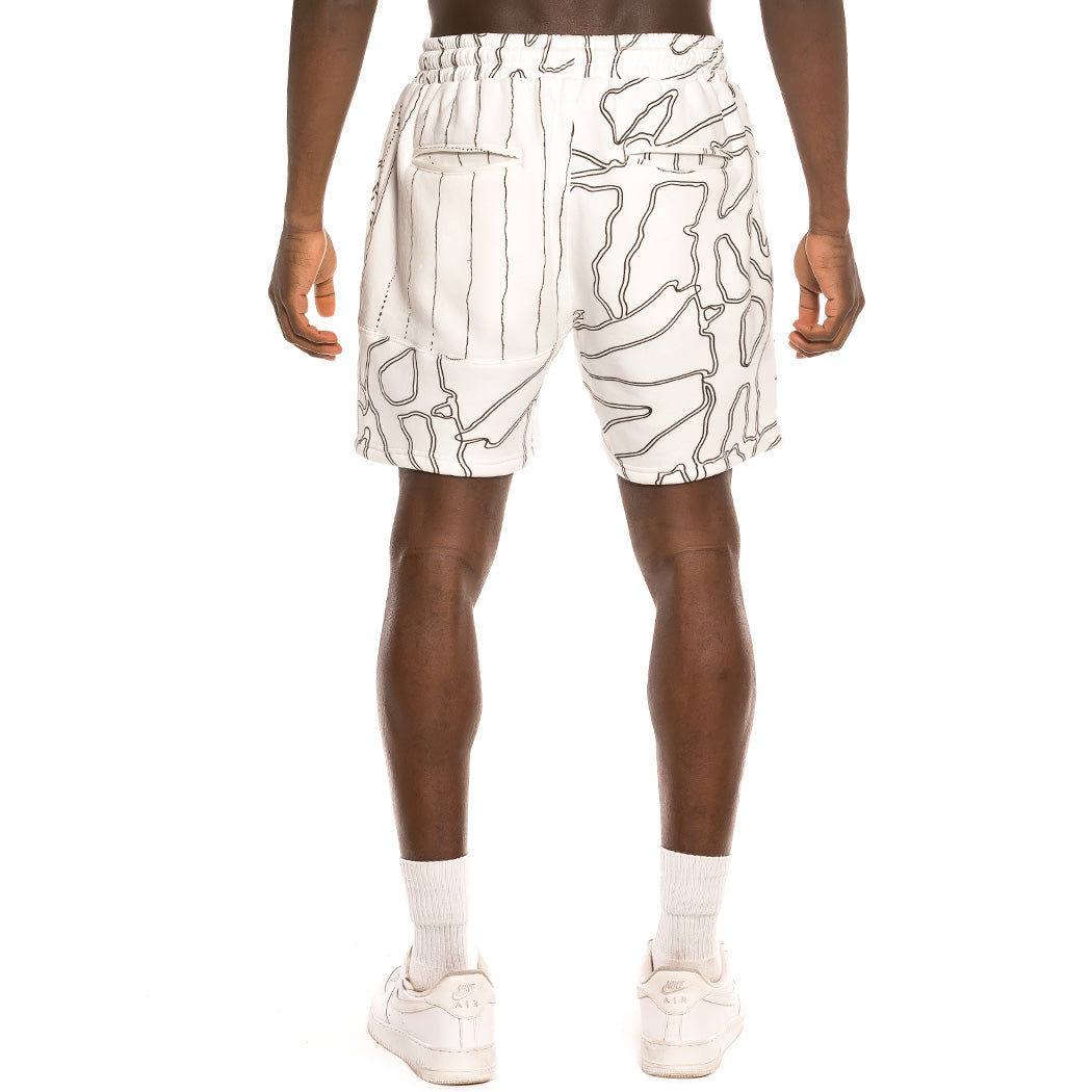 GRIMEY STRANGE FRUIT GRMY SWEATSHORTS WHITE