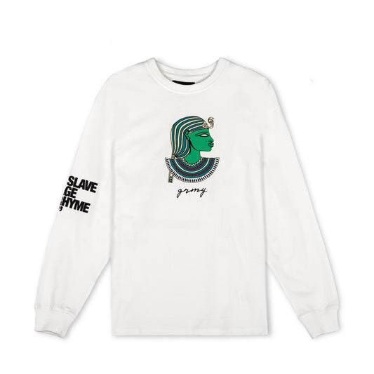 GRIMEY IAM LONG SLEEVE TEE (NAS) WHITE