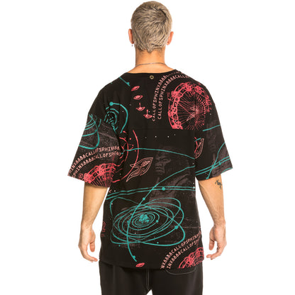 GRIMEY GRIMEY CALL OF YORE ALL OVER PRINT TEE BLK