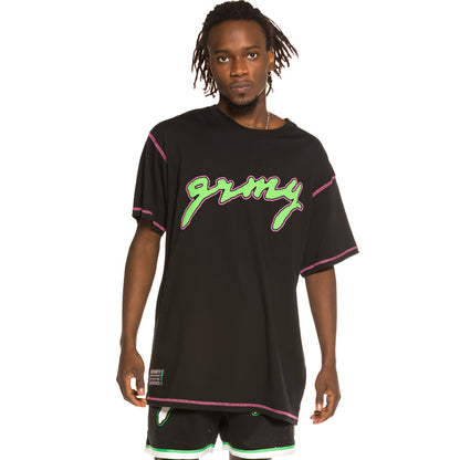 GRIMEY STRANGE FRUIT TEE BLACK