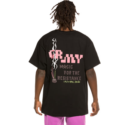 GRIMEY RESISTANCE TEE BLACK