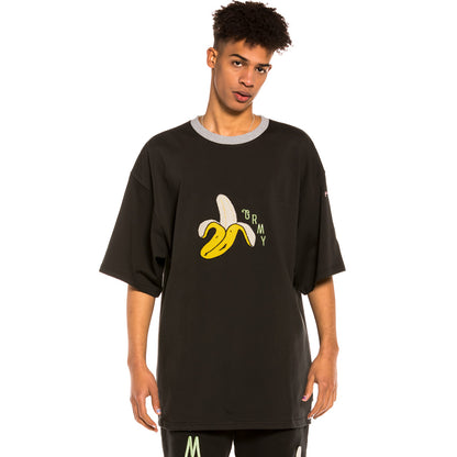 GRIMEY JUNGLE PUNCH HEAVY WEIGHT TEE BLACK