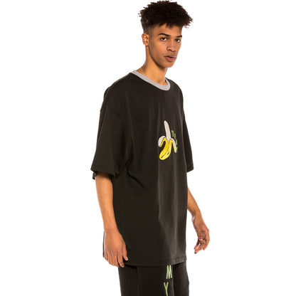 GRIMEY JUNGLE PUNCH HEAVY WEIGHT TEE BLACK