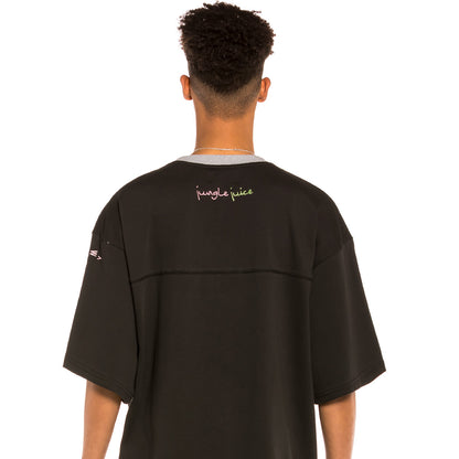 GRIMEY JUNGLE PUNCH HEAVY WEIGHT TEE BLACK