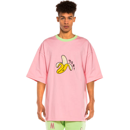 GRIMEY JUNGLE PUNCH HEAVY WEIGHT TEE PINK