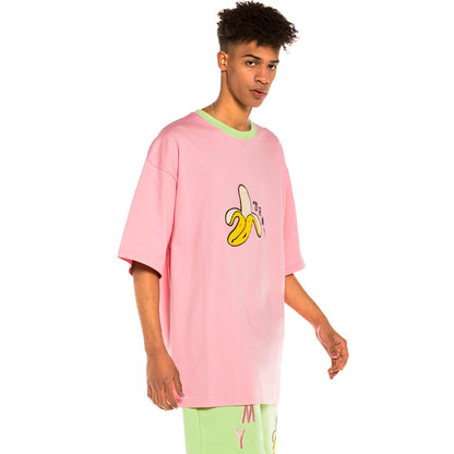 GRIMEY JUNGLE PUNCH HEAVY WEIGHT TEE PINK