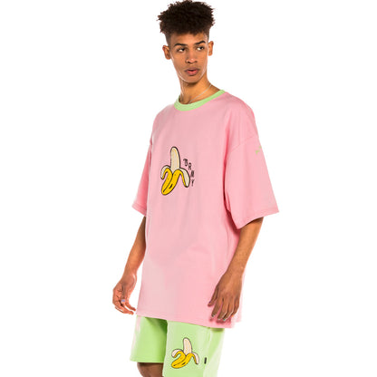 GRIMEY JUNGLE PUNCH HEAVY WEIGHT TEE PINK