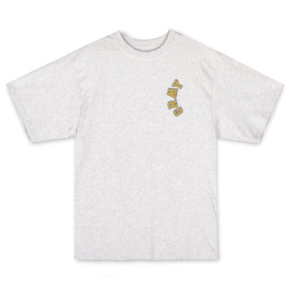 GRIMEY HIVE HEAVYWEIGHT TEE SPORT GREY