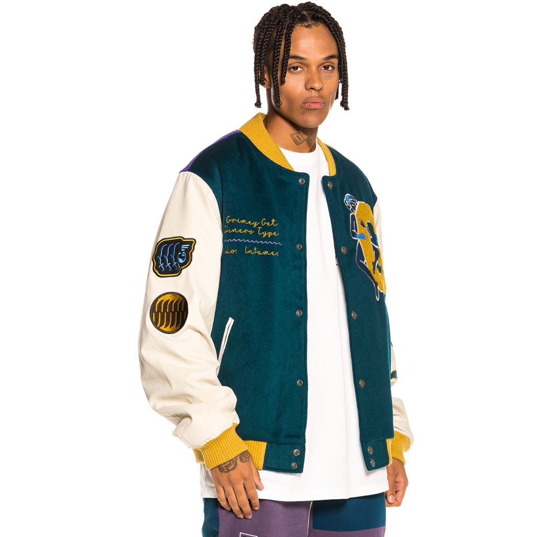 GRIMEY WOOL BASEBALL JACKET XL グライミー GRIMEY