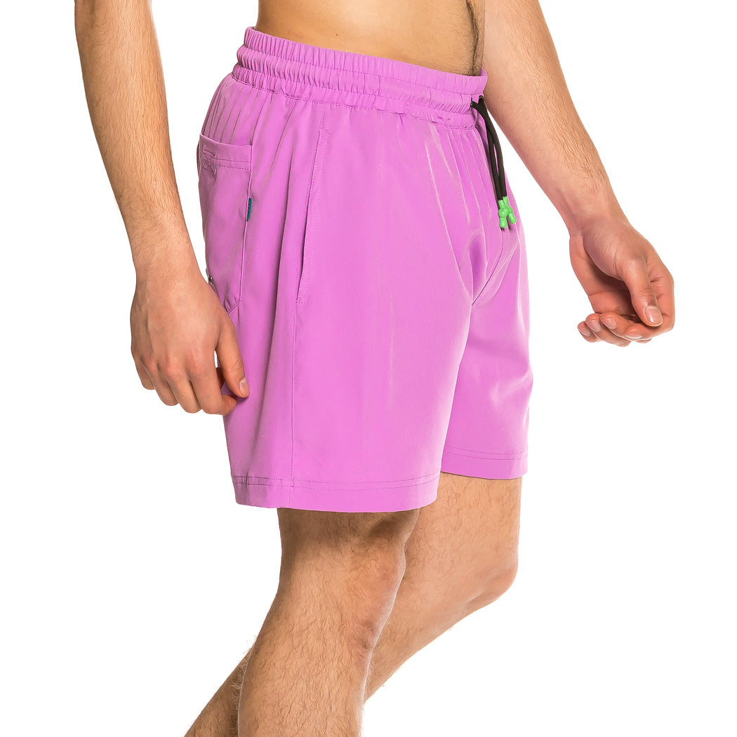 GRIMEY FRENZY SWIMMING SHORT PURPLE