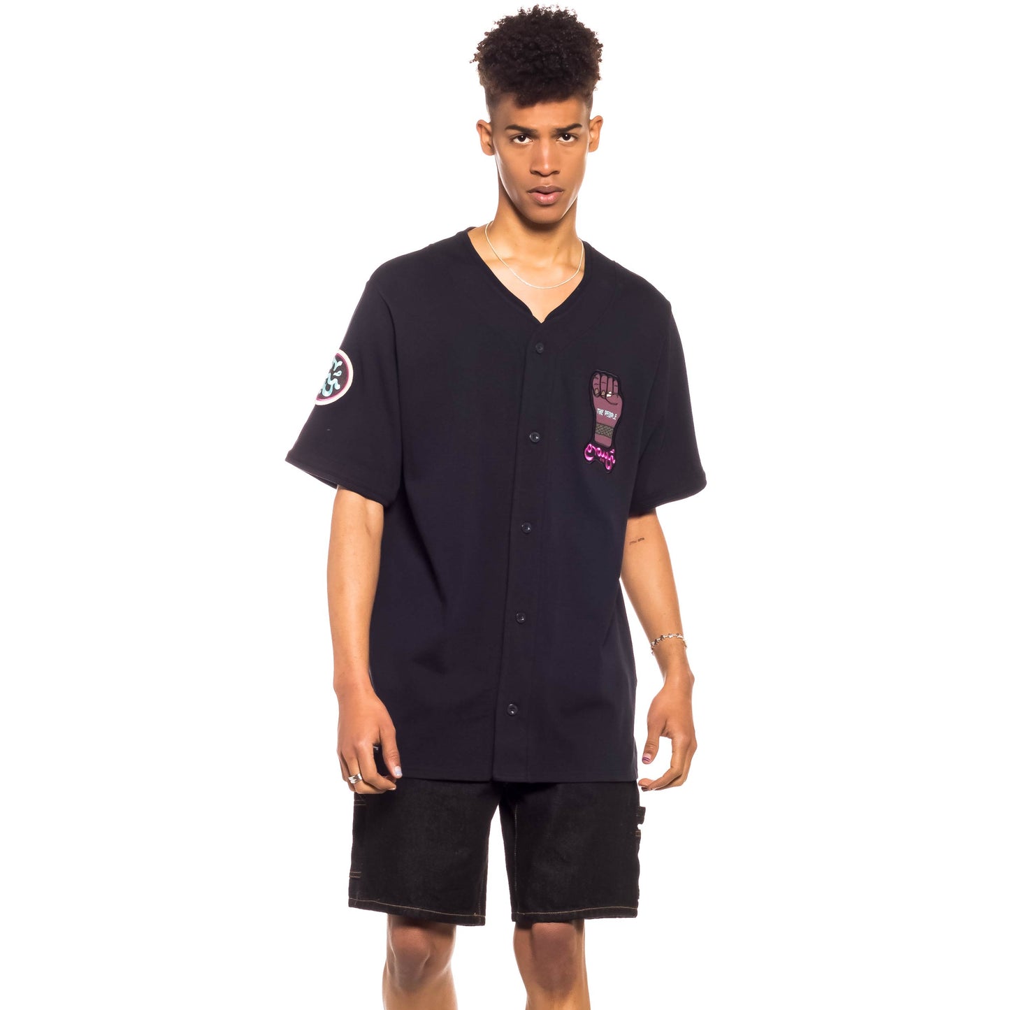 GRIMEY GRIMEY DAY DREAMER BASEBALL JERSEY BLACK