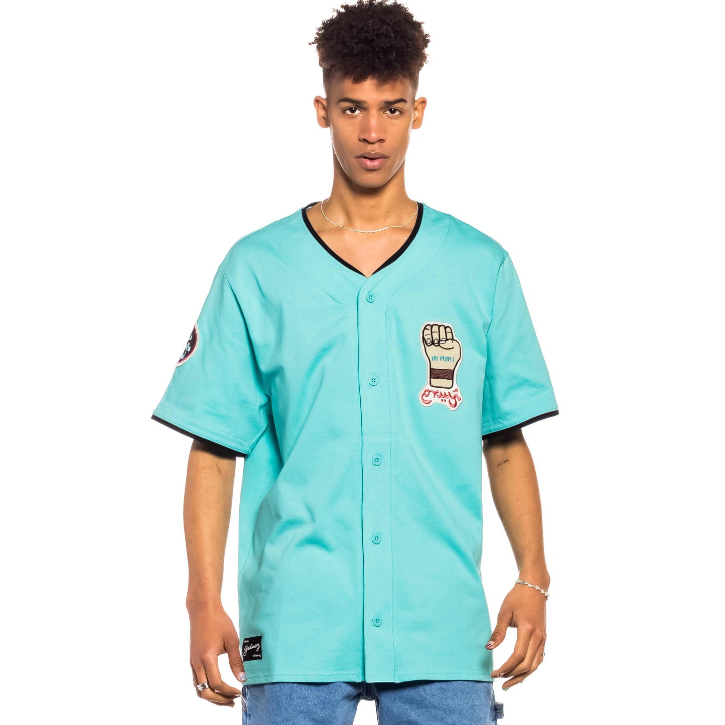 GRIMEY GRIMEY DAY DREAMER BASEBALL JERSEY BLUE