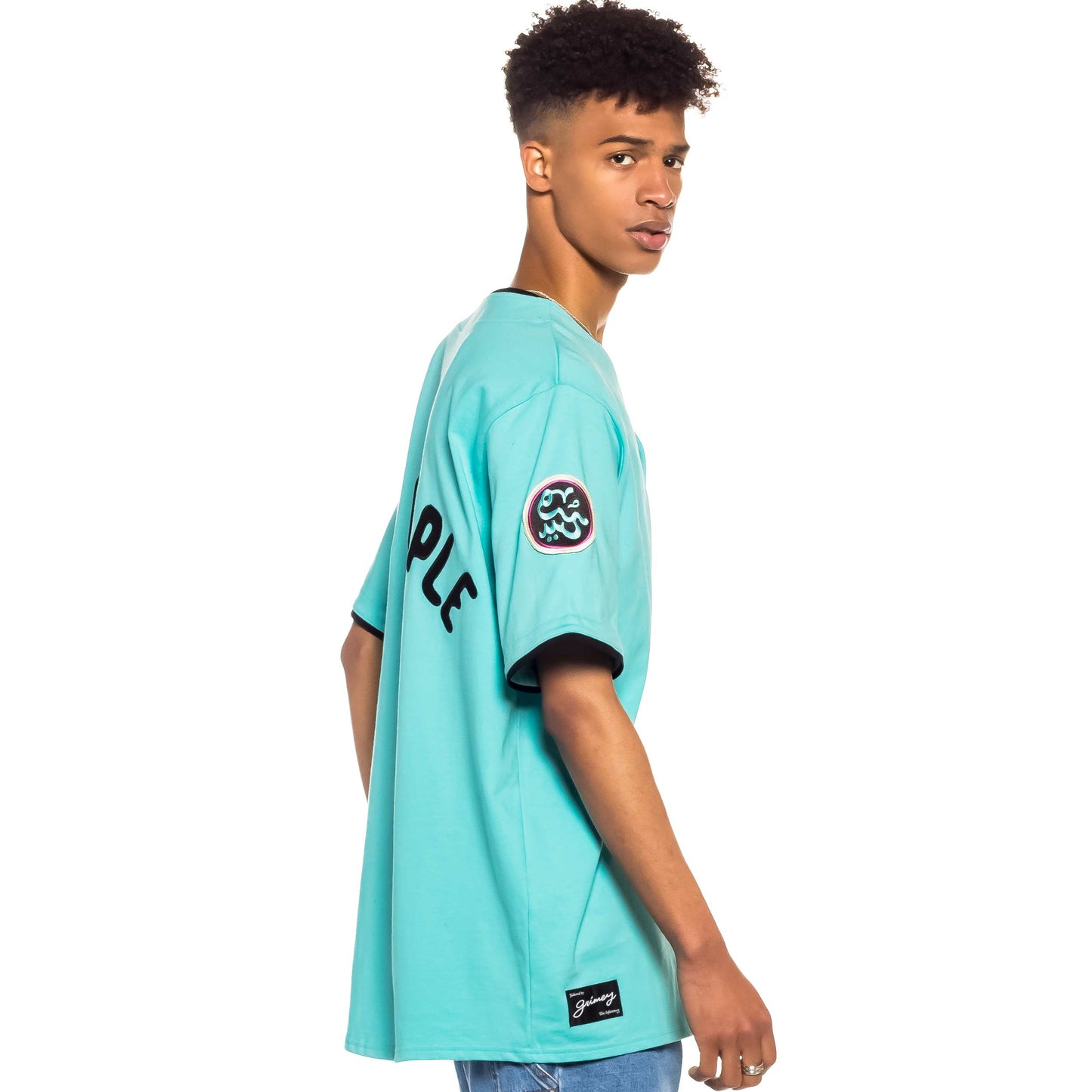 GRIMEY GRIMEY DAY DREAMER BASEBALL JERSEY BLUE