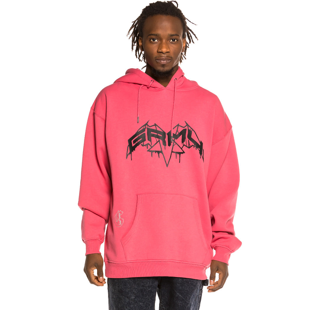 GRIMEY LIVEUTION HOODIE PINK