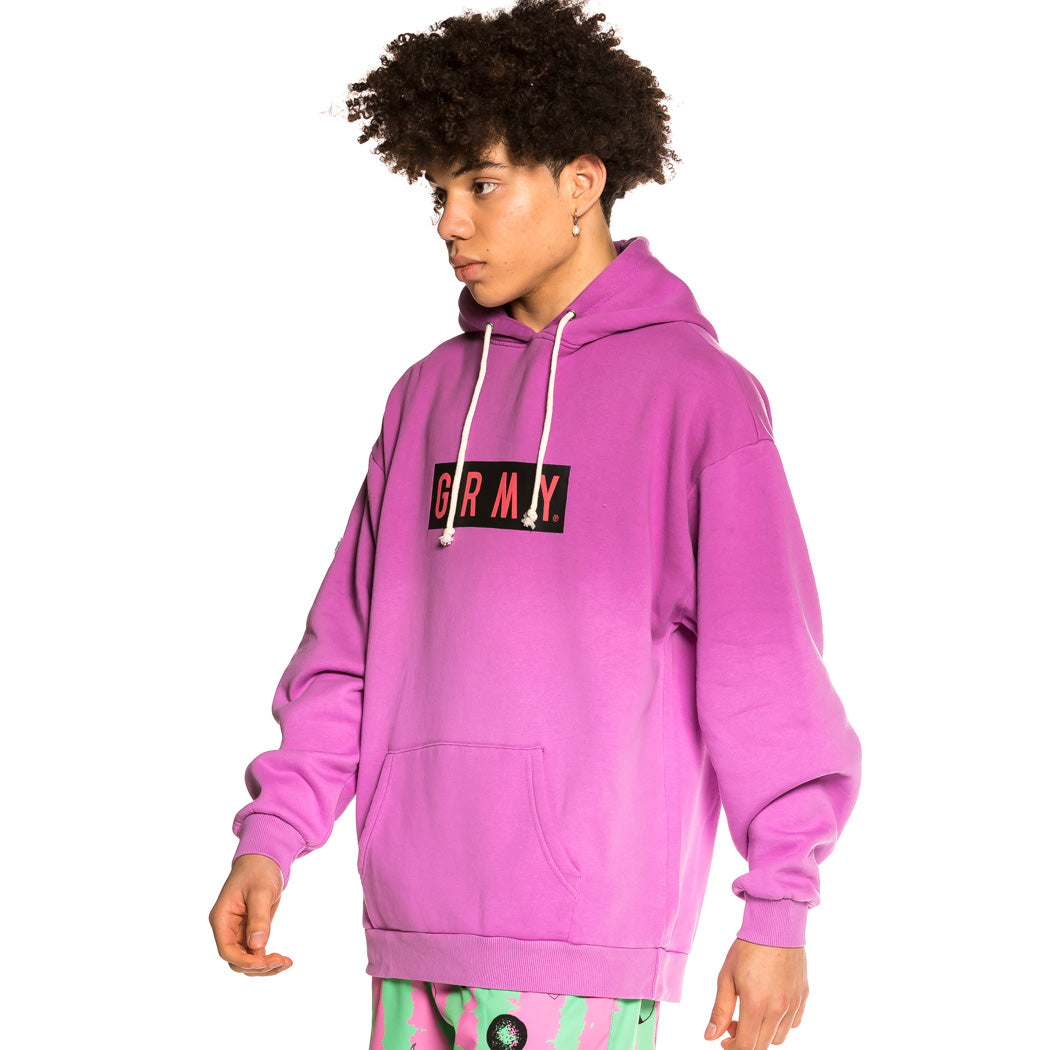 GRIMEY FRENZY GRADIENT HOODIE PURPLE