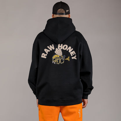 GRIMEY HIVE HEAVYWEIGHT HOODIE BLACK
