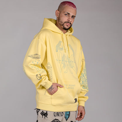 GRIMEY LOST BOYS HOODIE YELLOW