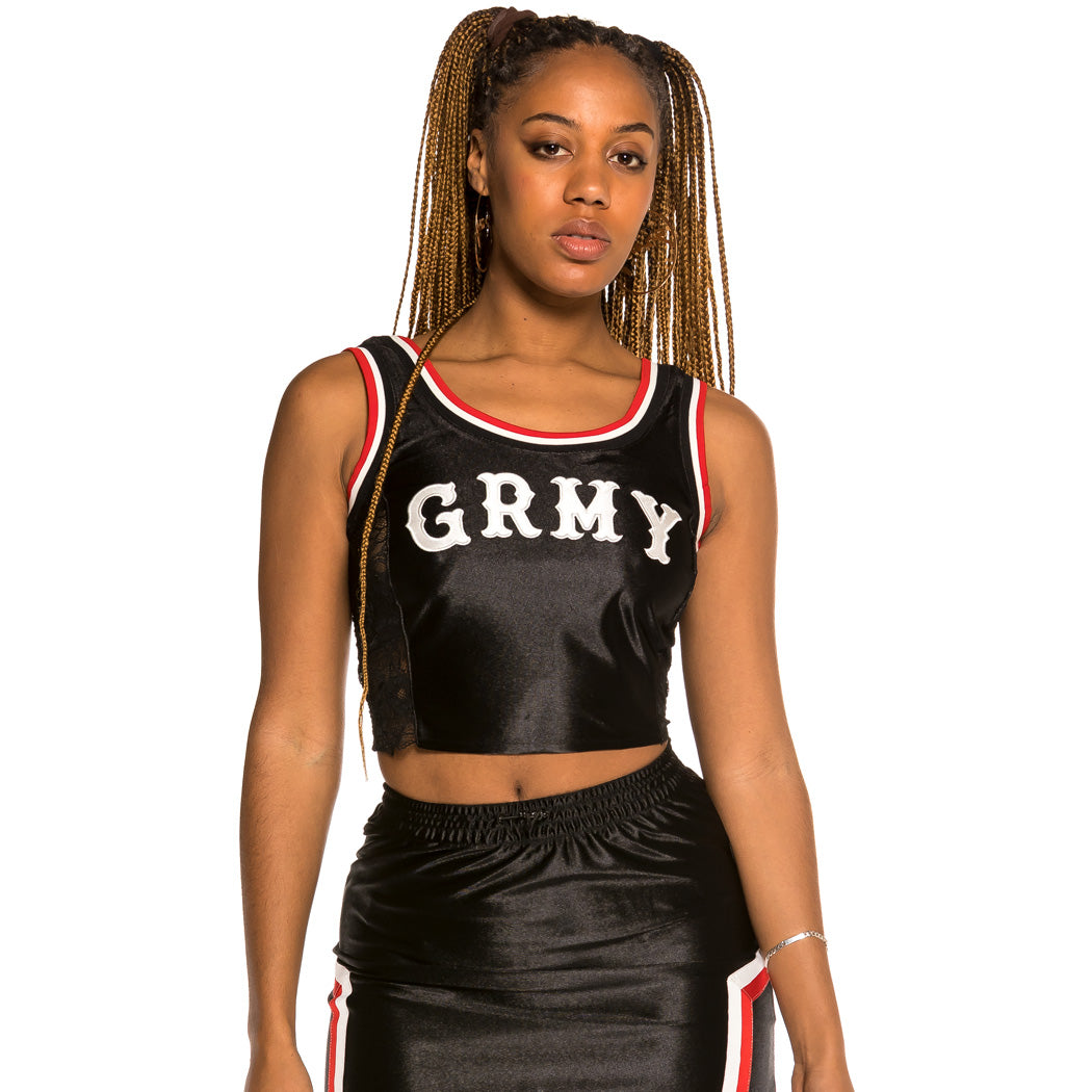 GRIMEY THE LOOT GIRL TANK TOP BLACK