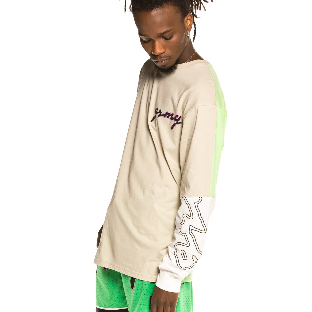 GRIMEY STRANGE FRUIT LONG SLEEVE SHIRT GREY