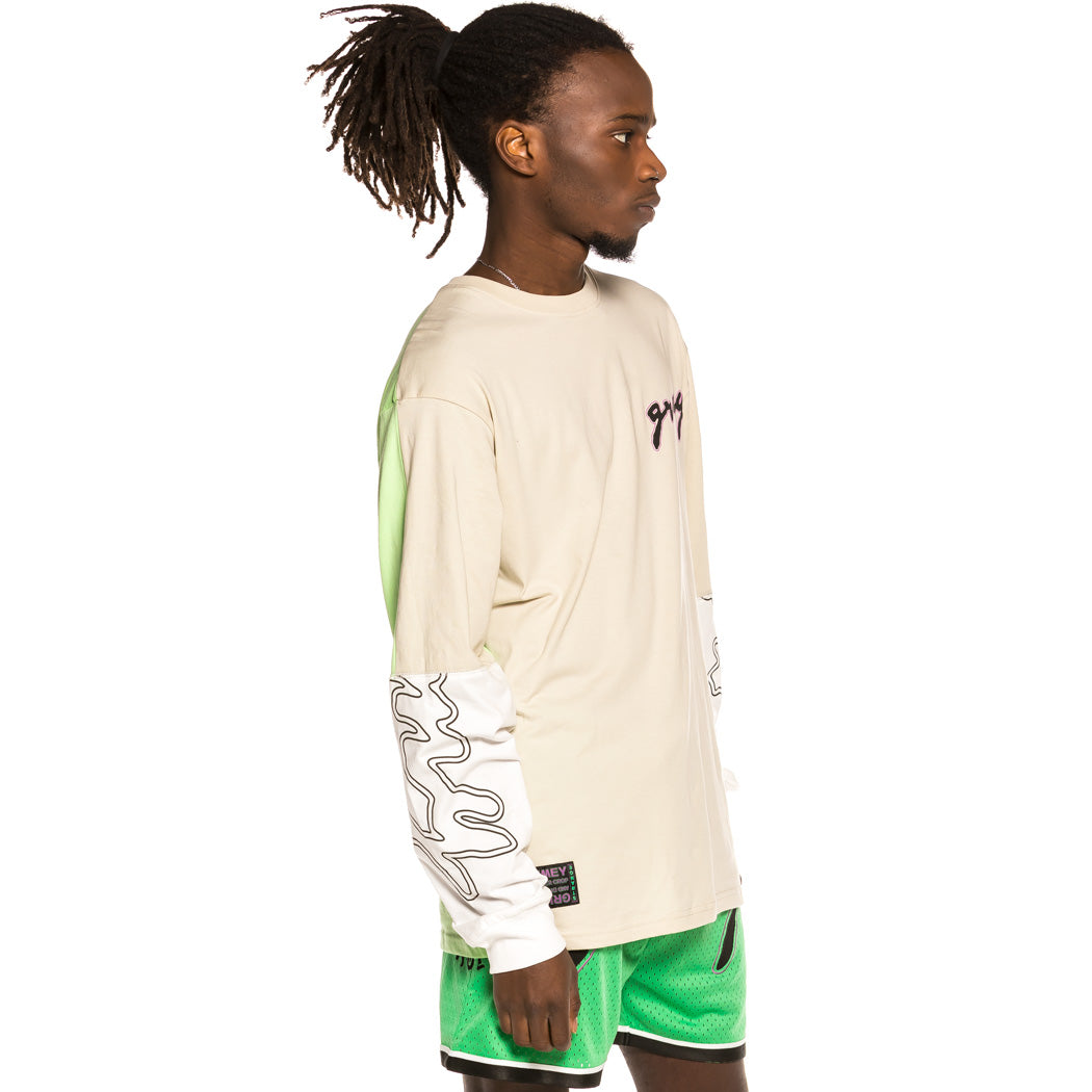 GRIMEY STRANGE FRUIT LONG SLEEVE SHIRT GREY