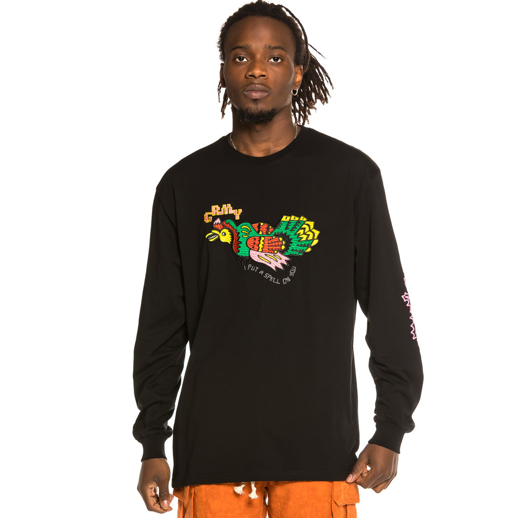 GRIMEY LIVEUTION LONG SLEEVE TEE BLACK