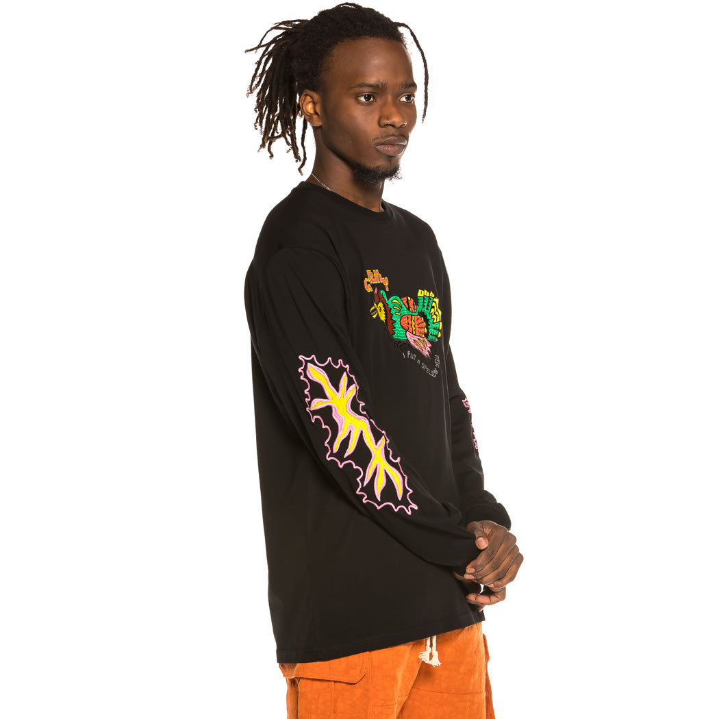 GRIMEY LIVEUTION LONG SLEEVE TEE BLACK