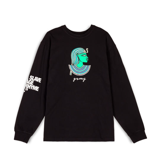 GRIMEY IAM LONG SLEEVE TEE (NAS) BLACK