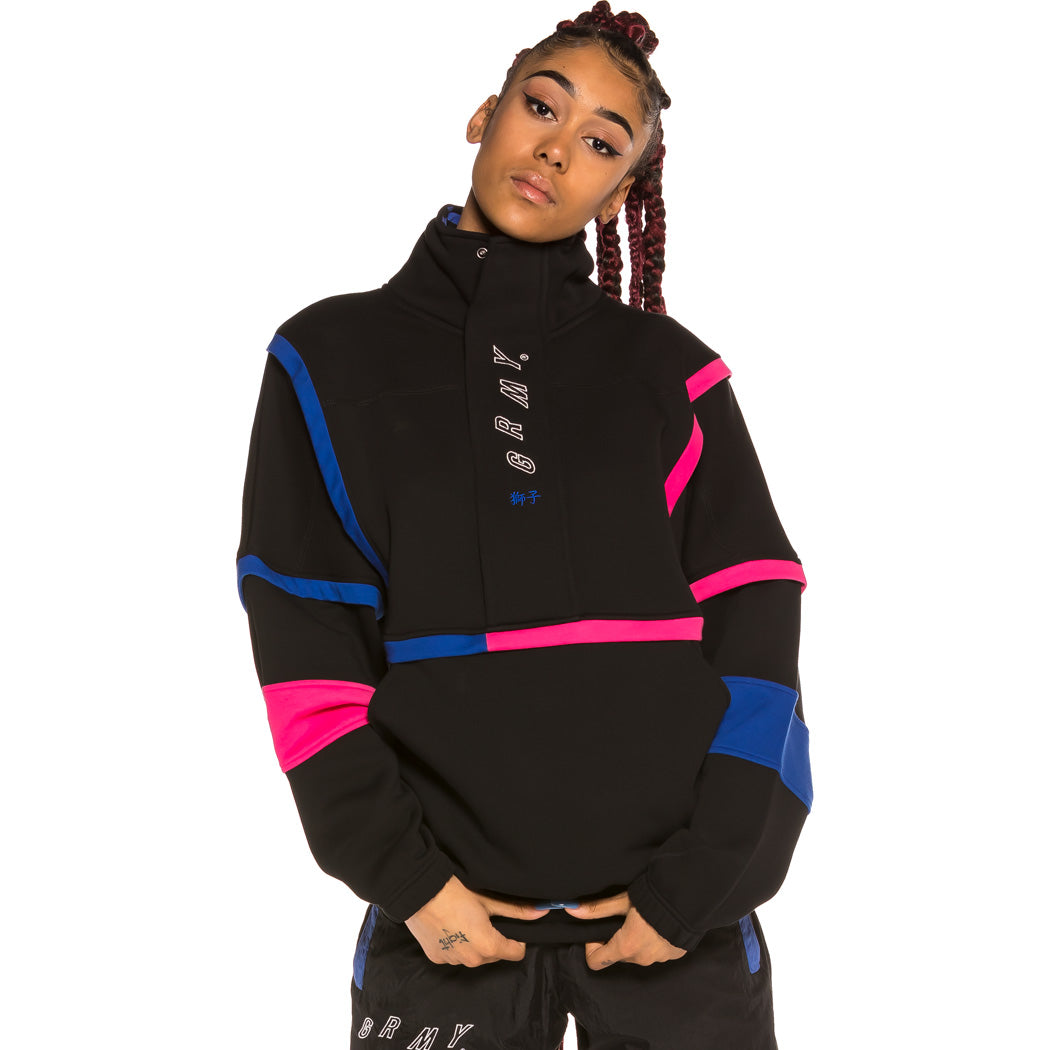 GRIMEY DULCE HIGH NECK SWEAT BLACK