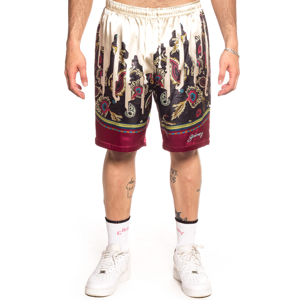 GRIMEY HOPE UNSEEN ALL OVER PRINT SHORT WHITE