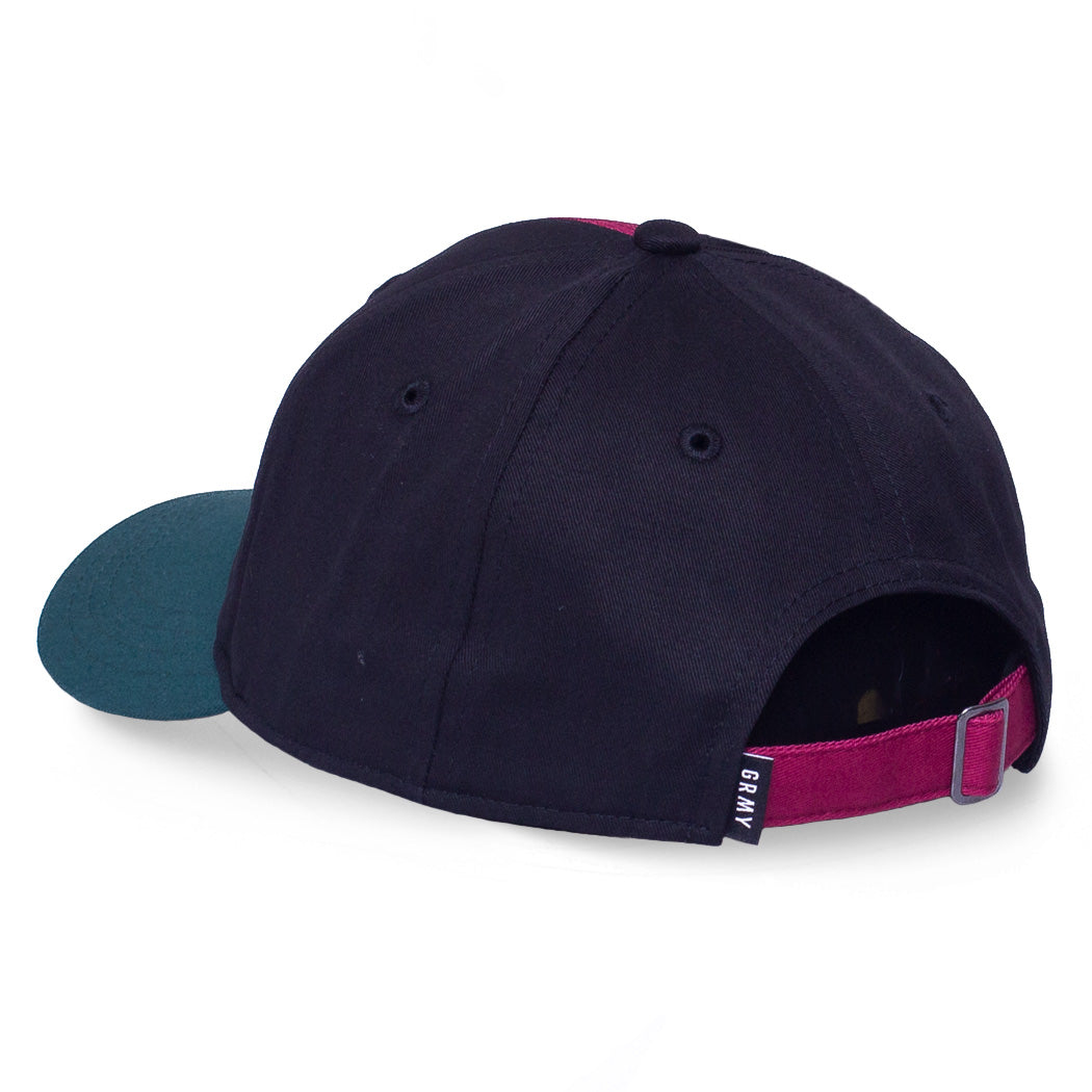 GRIMEY YOGA FIRE CURVED VISOR CAP BLACK