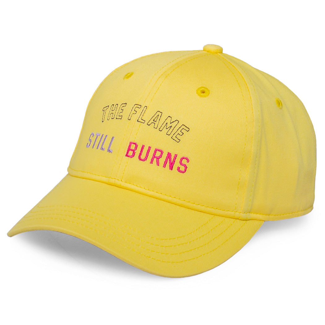 GRIMEY YOGA FIRE CURVED VISOR CAP YELLOW