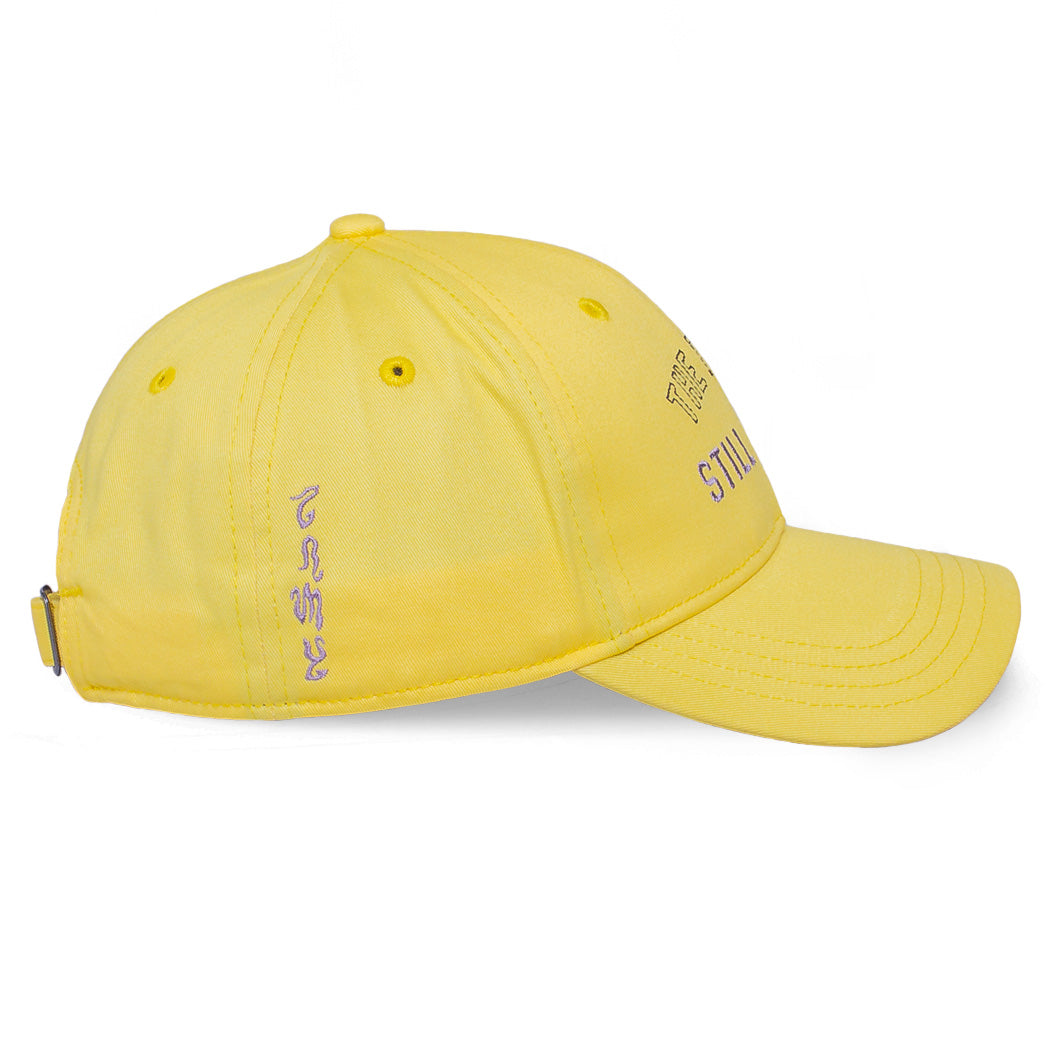 GRIMEY YOGA FIRE CURVED VISOR CAP YELLOW