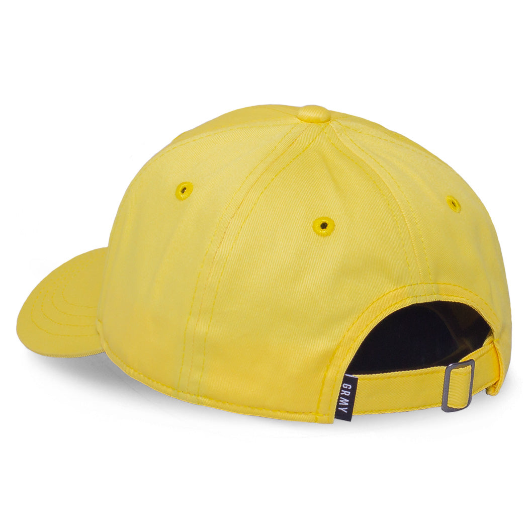 GRIMEY YOGA FIRE CURVED VISOR CAP YELLOW