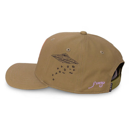 GRIMEY LOST BOYS CURVED VISOR SNAPBACK CAP BROWN