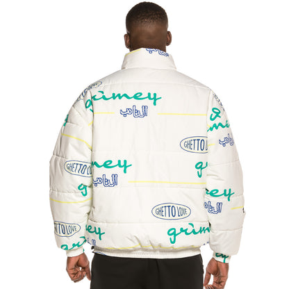 GRIMEY ARCH RIVAL REVERSIBLE PUFFY JACKET BLK