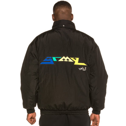 GRIMEY ARCH RIVAL REVERSIBLE PUFFY JACKET BLK