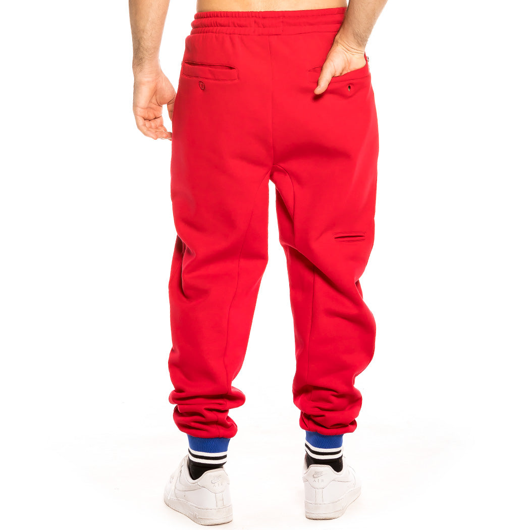 GRIMEY ARCH RIVAL SWEATPANTS RED