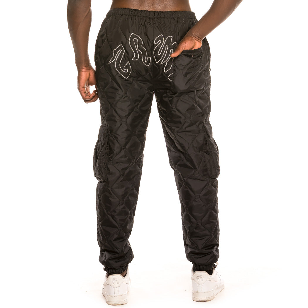 GRIMEY YOGA FIRE PADDED  PANTS BLK