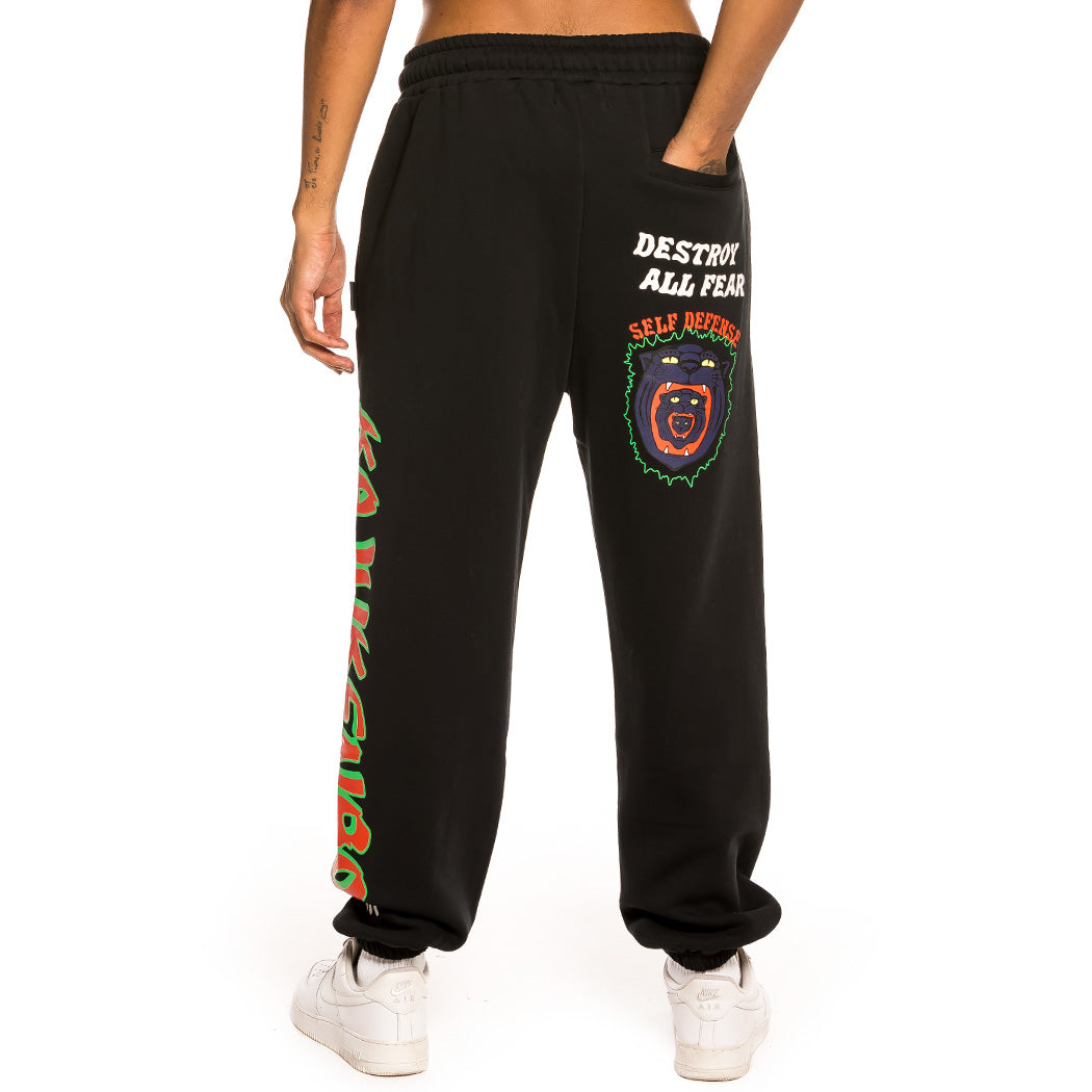 GRIMEY DESTROY ALL FEAR SWEATPANTS BLACK