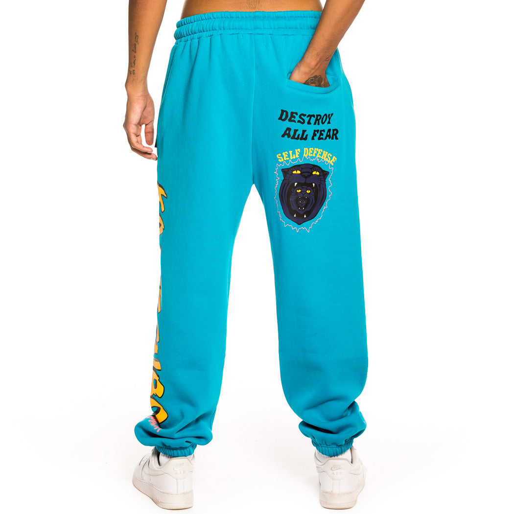 GRIMEY DESTROY ALL FEAR SWEATPANTS BLUE