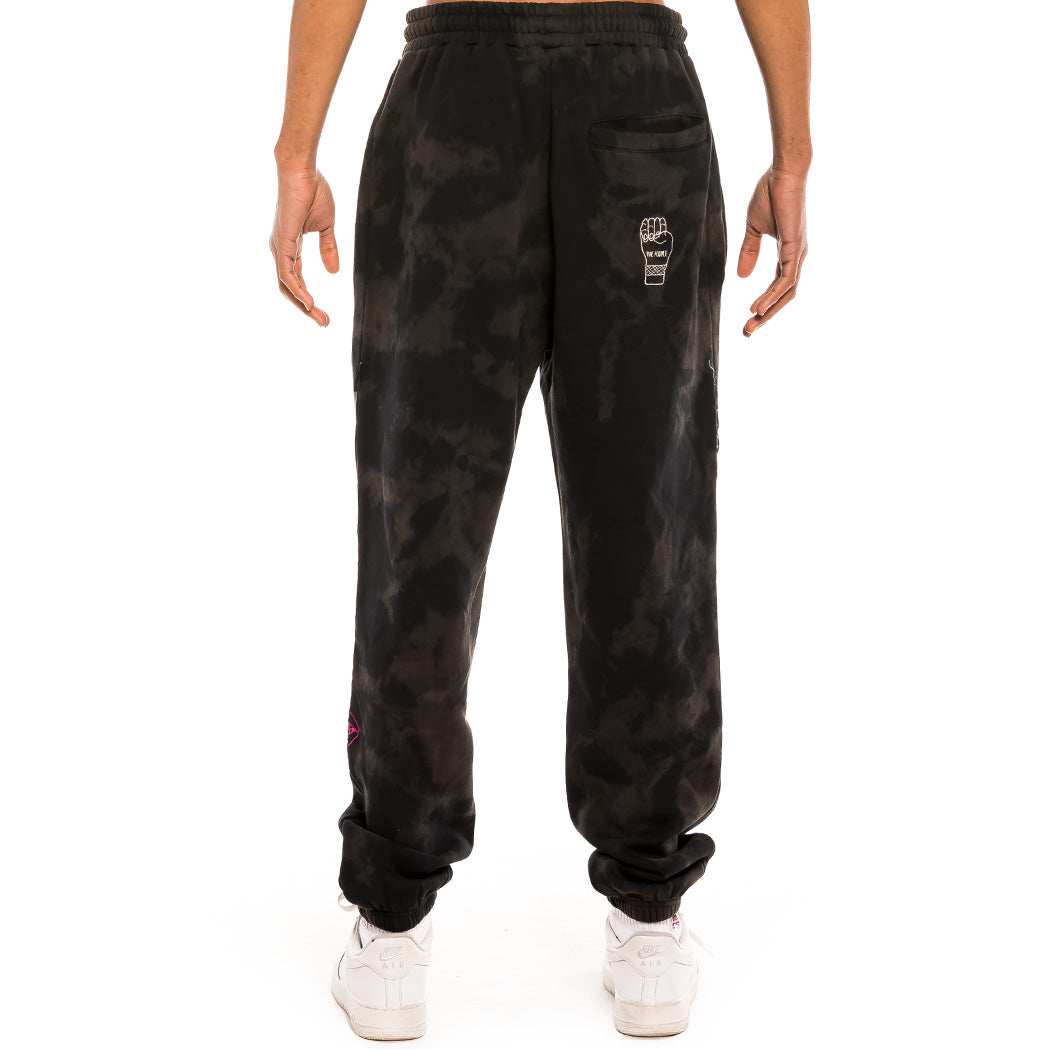 Bleached joggers hot sale