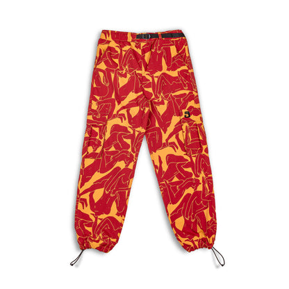 GRIMEY LUST MANTRA TRACK PANTS BROWN