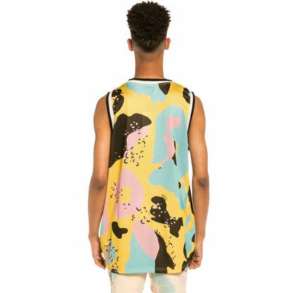 GRIMEY TRESPASS ALL OVER PRINT MESH TANK TOP CAMO