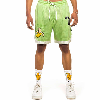 GRIMEY JUNGLE PUNCH RUNNING SHORTS GREEN