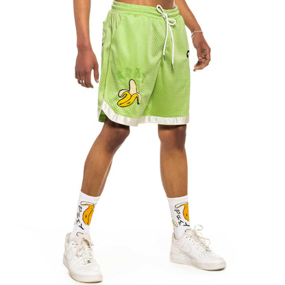 GRIMEY JUNGLE PUNCH RUNNING SHORTS GREEN