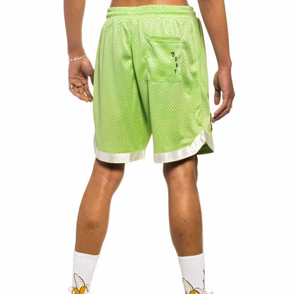 GRIMEY JUNGLE PUNCH RUNNING SHORTS GREEN