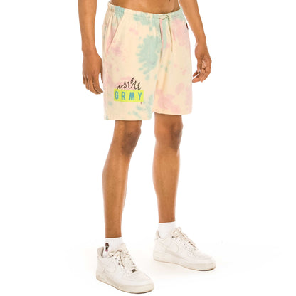 GRIMEY TRESPASS TIE&DYE SWEATSHORTS TIE&DYE