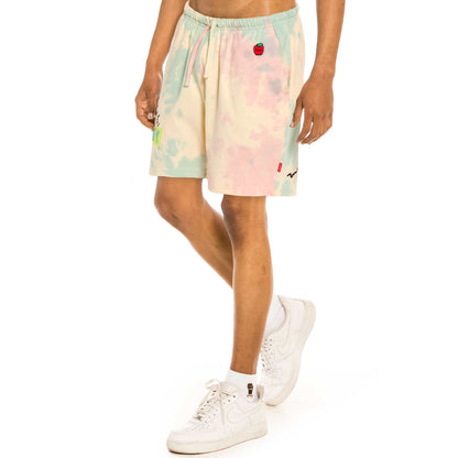 GRIMEY TRESPASS TIE&DYE SWEATSHORTS TIE&DYE