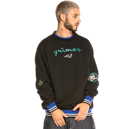 GRIMEY ARCH RIVAL GHETTO LOVE CREWNECK BLK