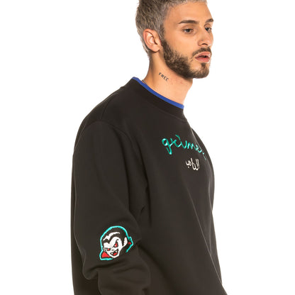 GRIMEY ARCH RIVAL GHETTO LOVE CREWNECK BLK